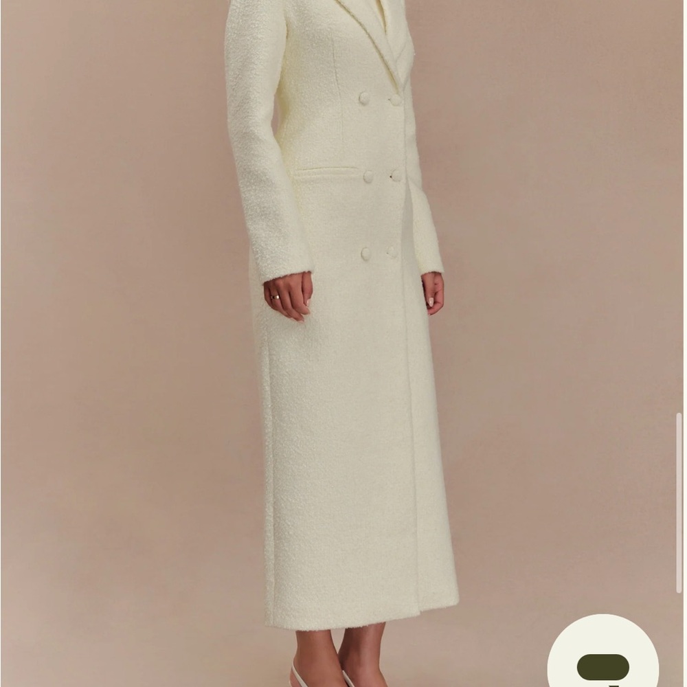 Meshki Cream Trench Coat
